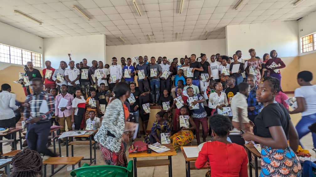 Educator speaking to an audience